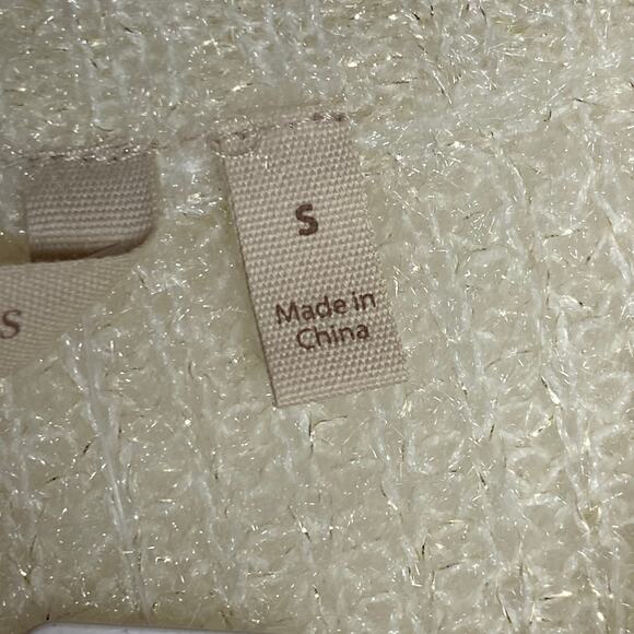 Soft Surroundings Womens Size Small Noemi Sparkly Metallic Sweater Pullover - Picture 7 of 9